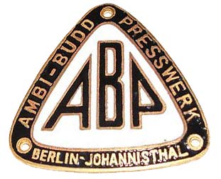 Ambi-Budd Presswerk (Berlin)(1933)