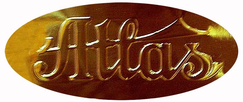 Atlas Motor Car Co. (1909 grill emblem)