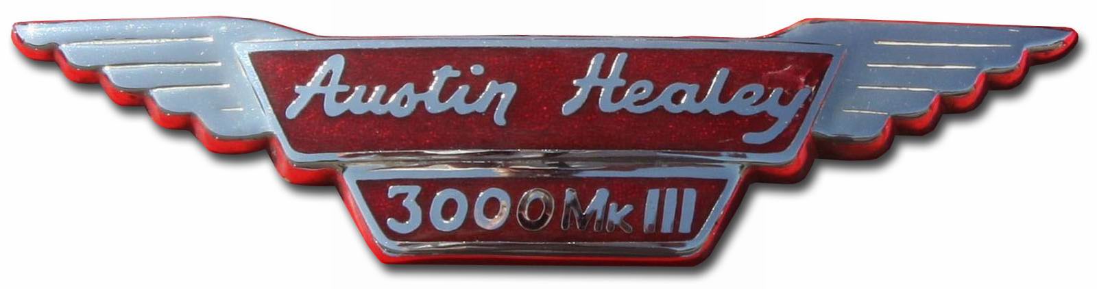 Austin-Healey 3000 Mk III (1963-1967 hood emblem)1