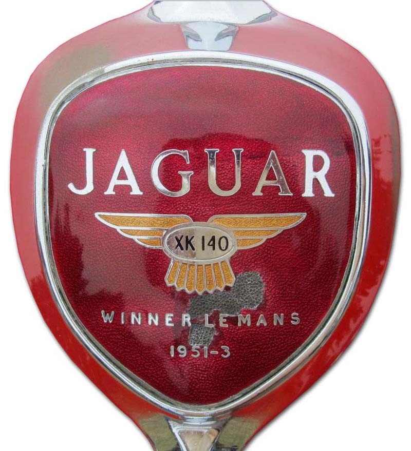 1956. Jaguar XK 140 MC (Winner Le Mans 1951-3 trunk emblem)1