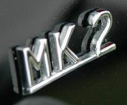 1960. Jaguar Mark II 3.8 Litre (MK 2 trunk emblem)