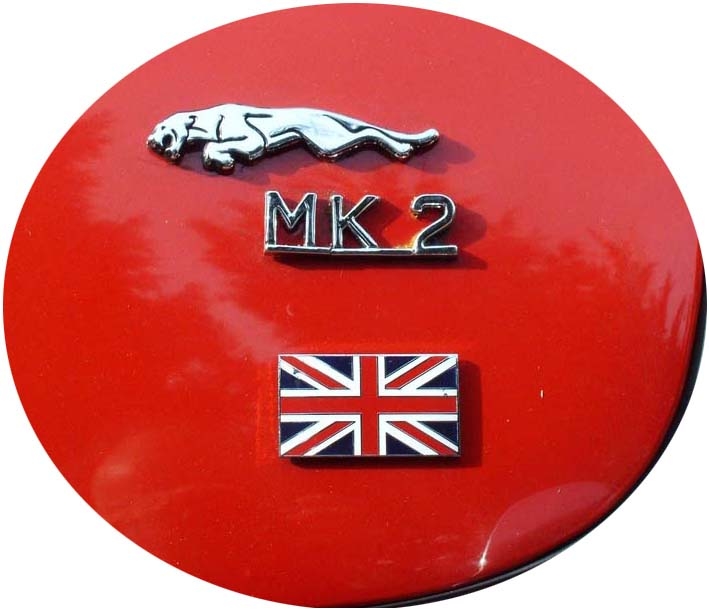 1967. Jaguar Mark II 3.4 Litre (1967 trunk badges)