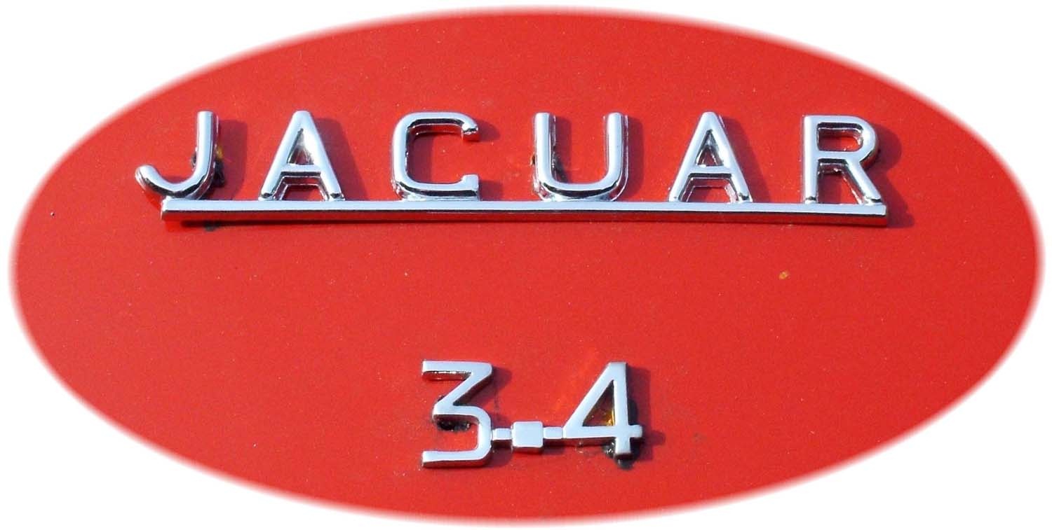 1967. Jaguar Mark II 3.4 Litre (1967 trunk emblem)