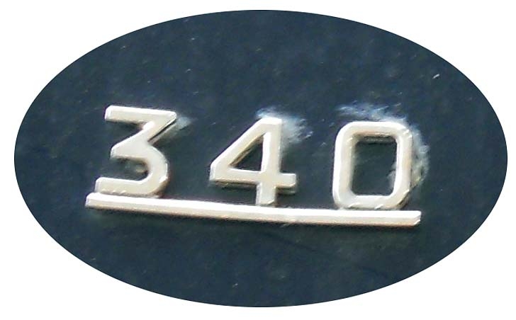 1968. Jaguar Mark II 340 (1967-1968 badge)