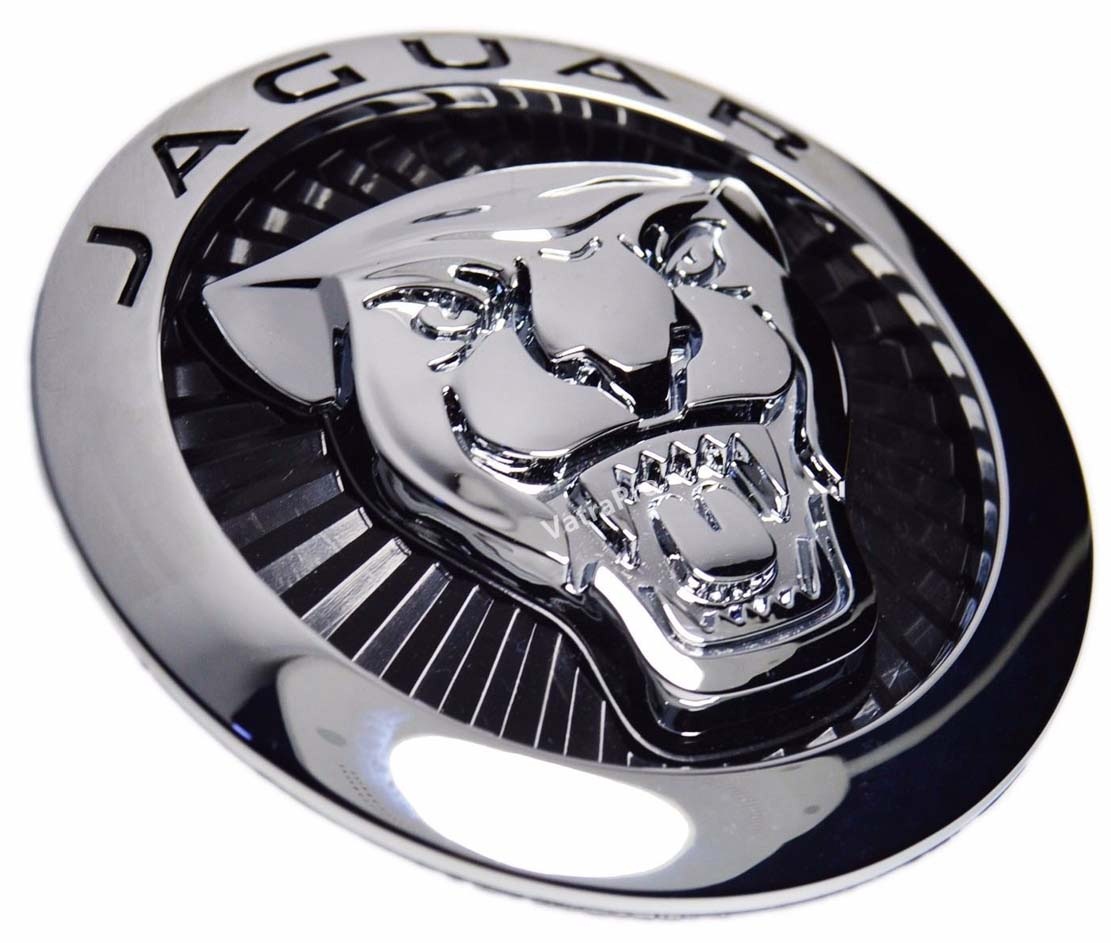 2012. Jaguar XF (2012 grille emblem, black)