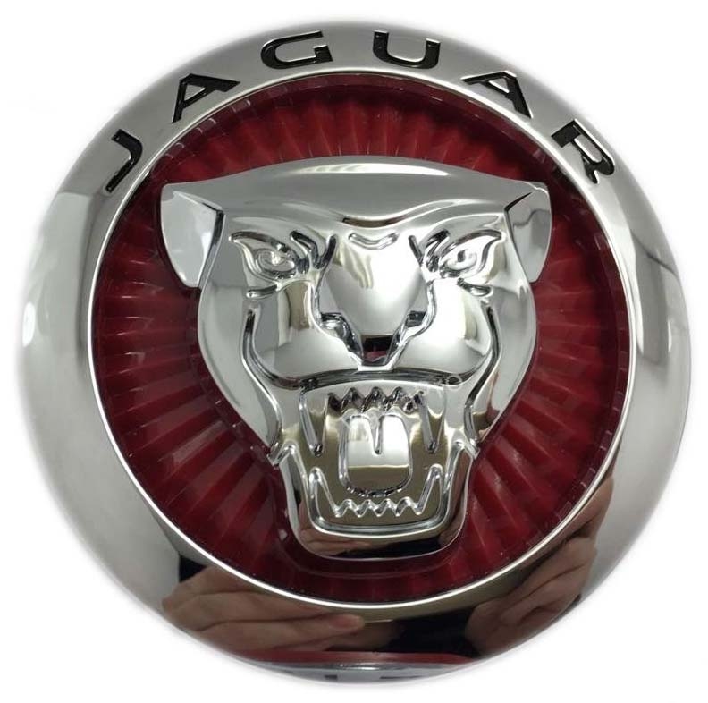 2012. Jaguar XF (2012 grille emblem, red)