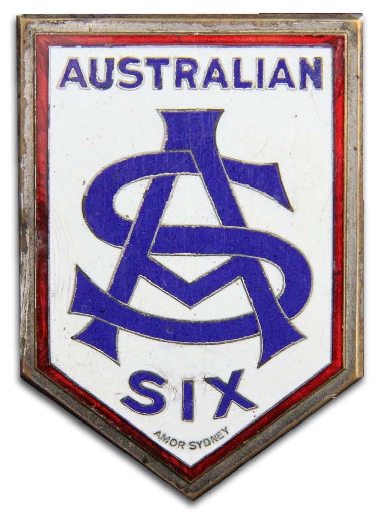 Australian Six (Ashfield, New South Wales, a suburb of Sydney)(1922)