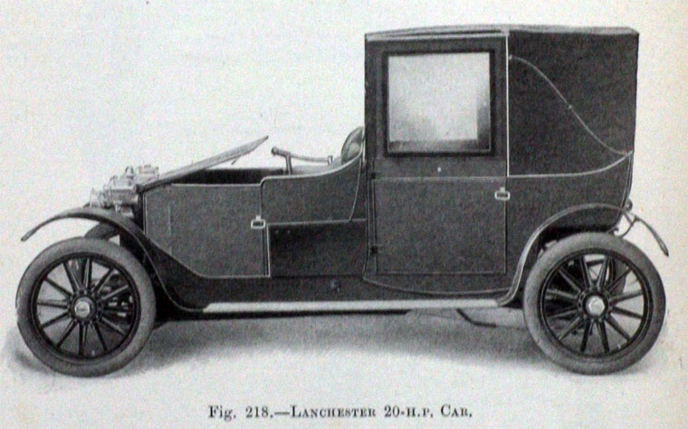 1906. Lanchester 20 H.P. Car