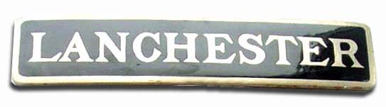 1919. Lanchester Motor Company (grill badge)