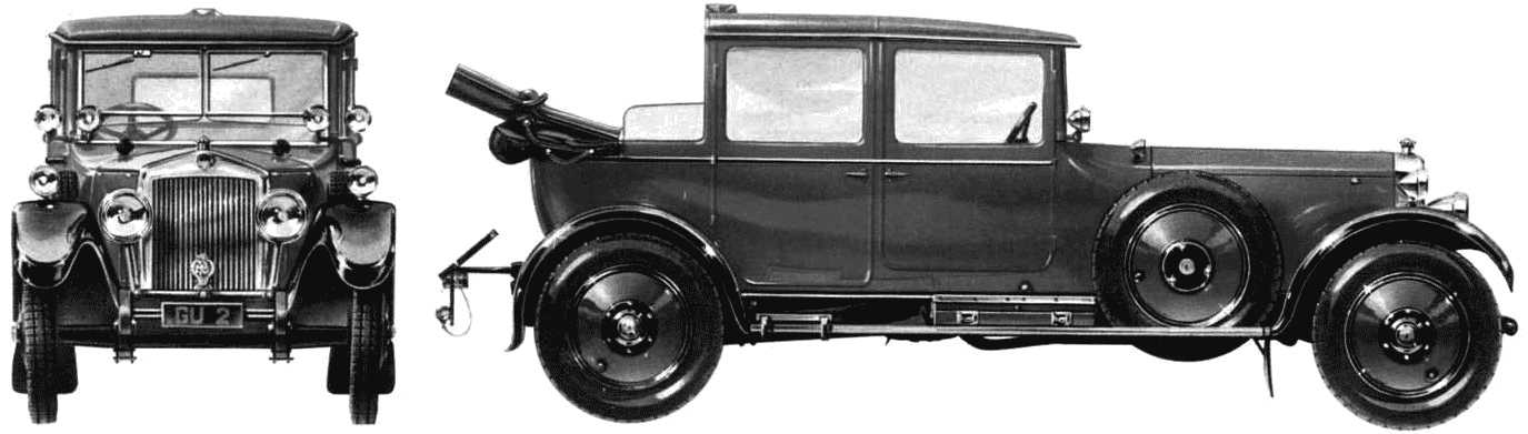 1929. Lanchester 40hp Landaulet King George VI