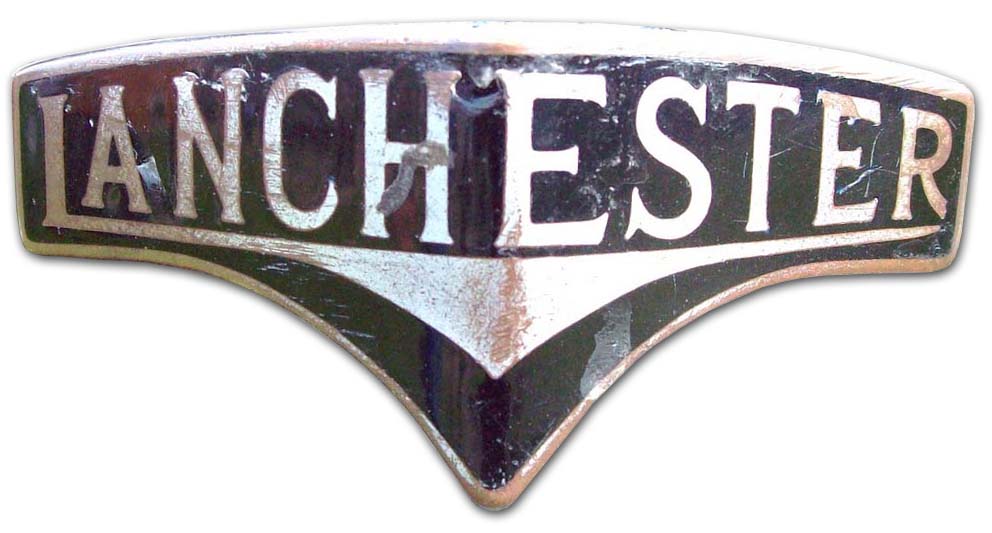 1951-1954. Lanchester Fourteen (Leda) (grill emblem)