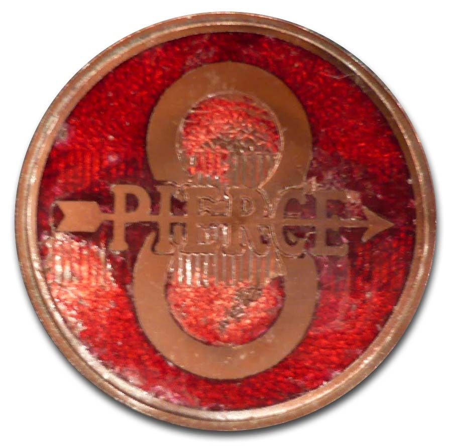 1928-1929. Pierce-Arrow 8 Cylinders (emblem)