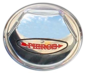 1936. Pierce-Arrow Model 1601 (5-passenger sedan wheel hubcap emblem)