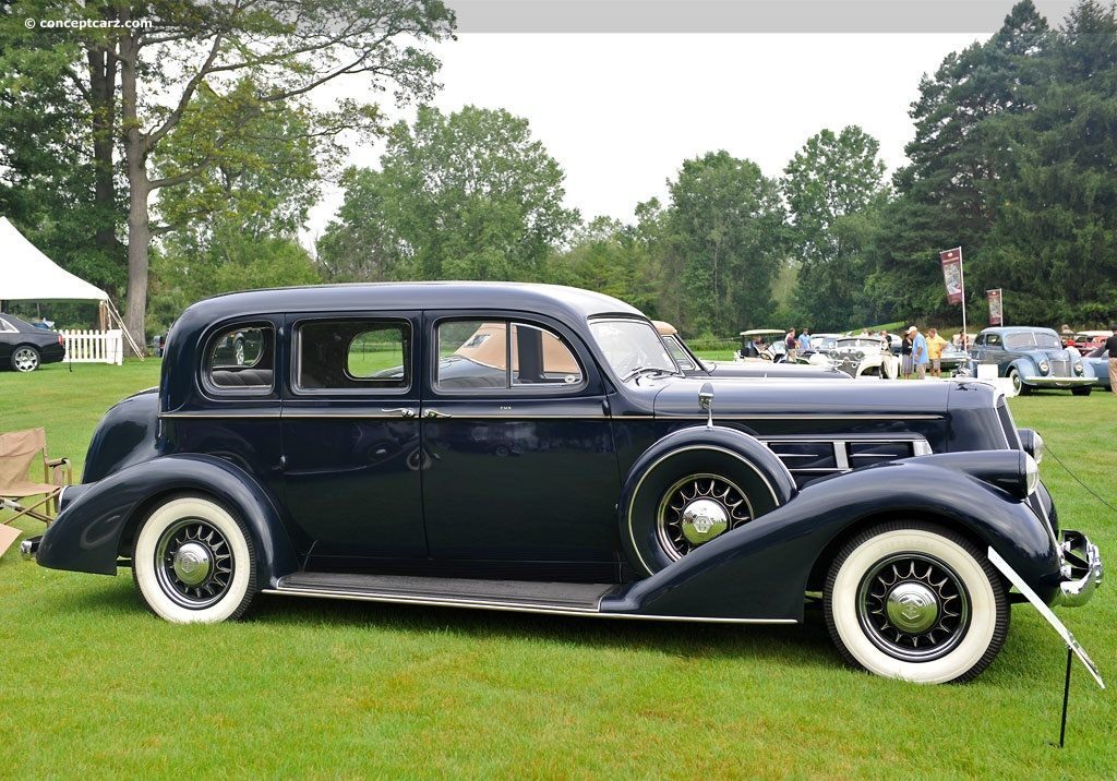 1936. Pierce-Arrow Deluxe 8 Touring Sedan