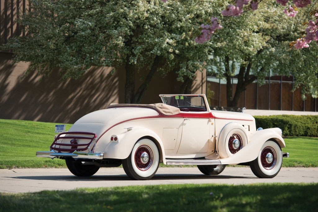 1934. Pierce-Arrow Twelve Convertible Coupe Roadster (1240A)