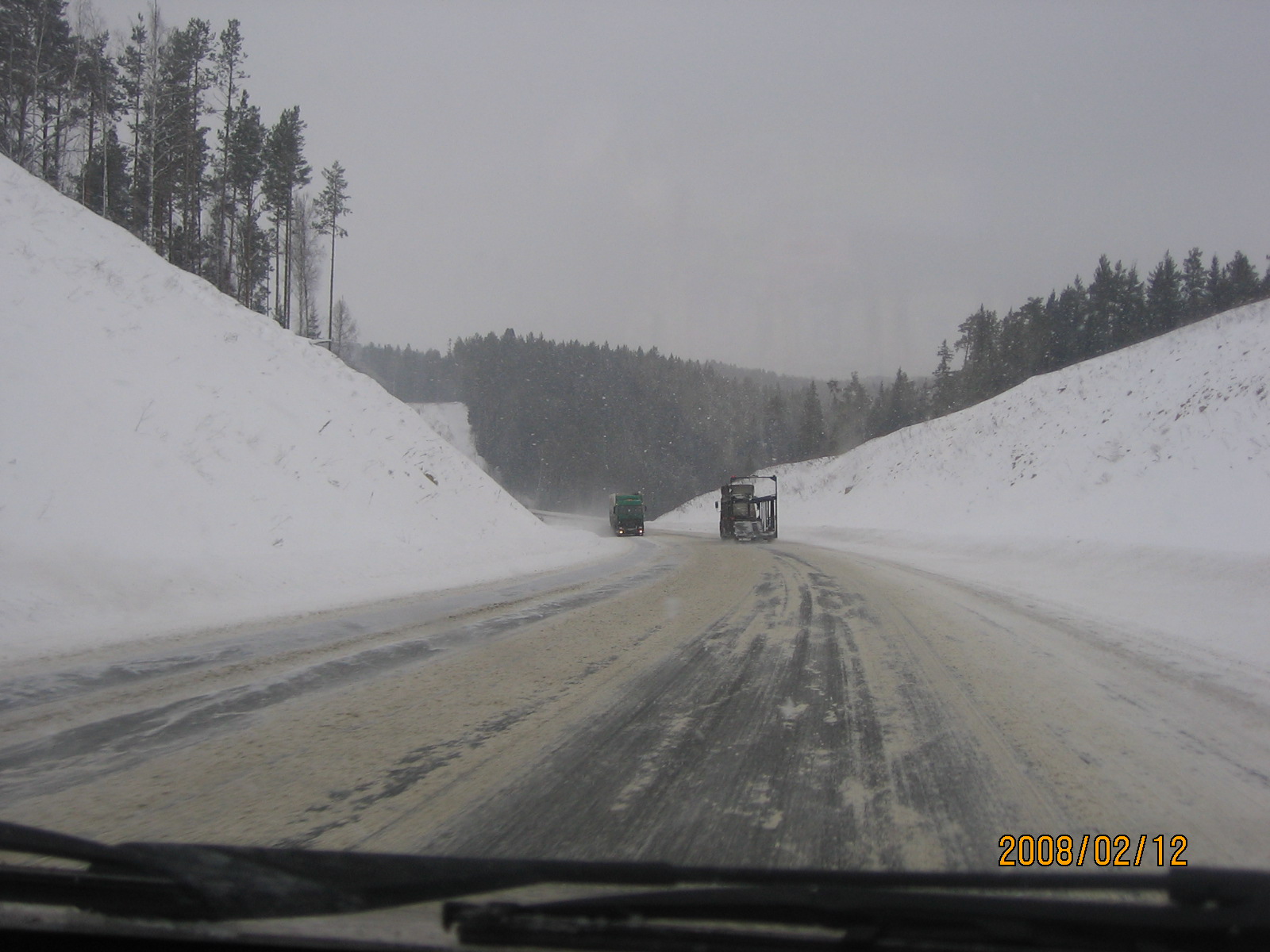 На Урале, зимой 2008 года. Фото автора.