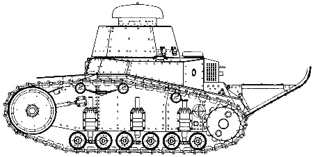 1927. Т-16 - легкий танк сопровождения пехоты (прототип)