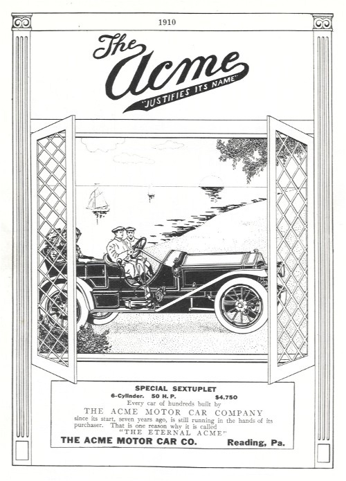1910. Acme Special Sextuplet