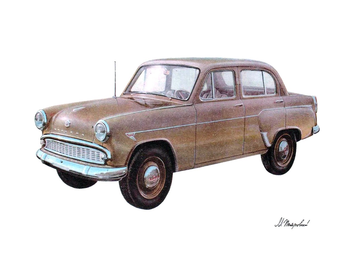 1956-1958. Moskvich-407