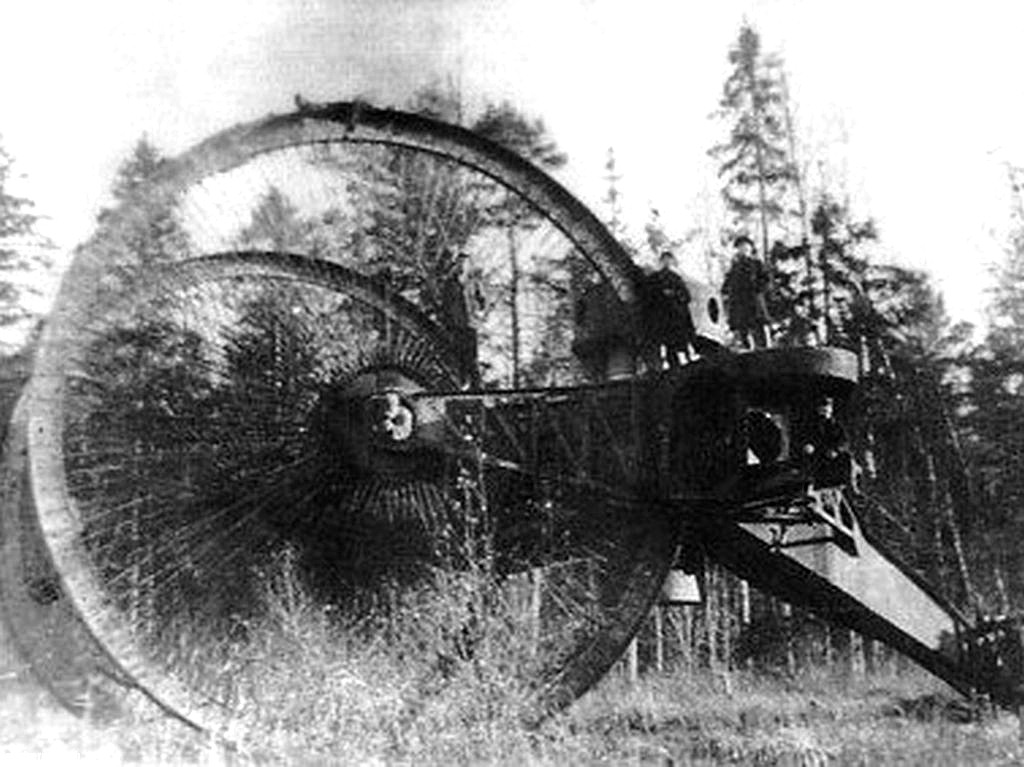1915. Колёсный танк Лебеденко