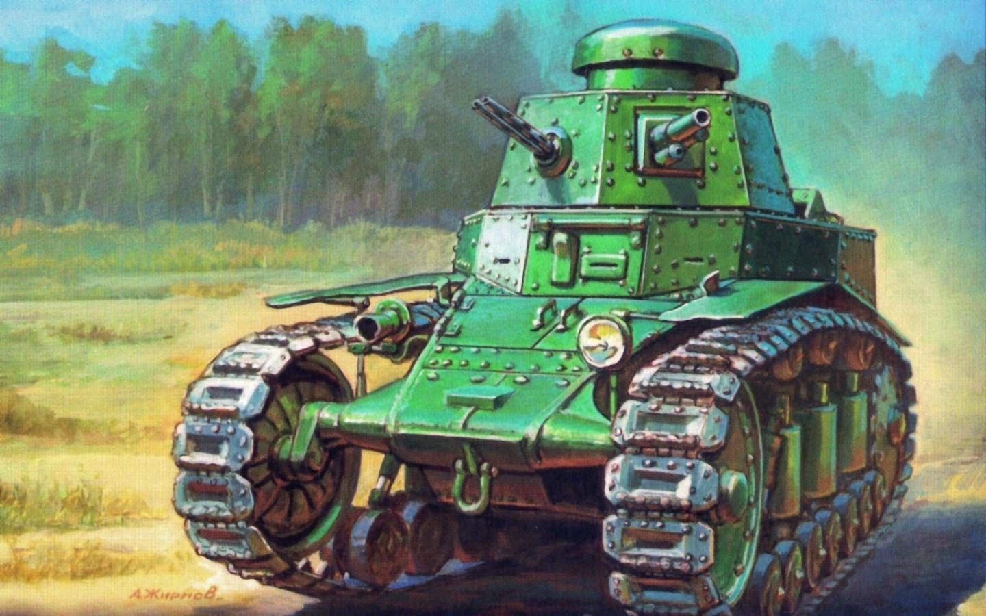 1927-1932. Т-18_МС-1 - легкий танк сопровождения пехоты