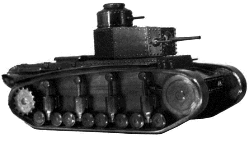 1930. Т-12 - средний двухбашенный танк