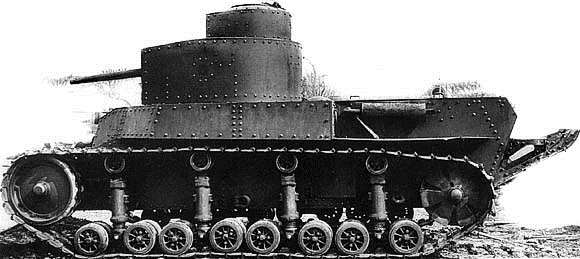 1930. Т-24 - средний двухбашенный танк