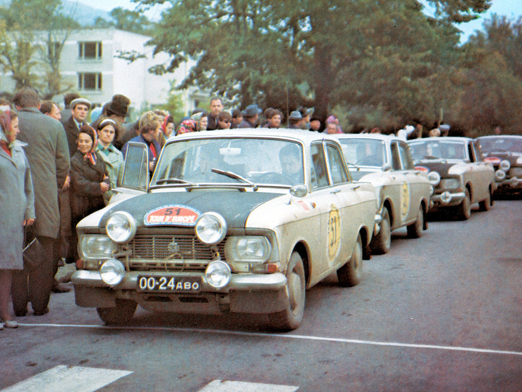 1971. Москвич-412 в ралли Тур Европы