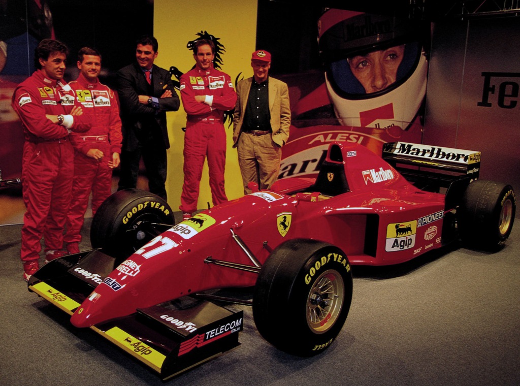 Ferrari 412 T2, Жан Алези, Никола Ларини, Герхард Бергер, Ники Лауда