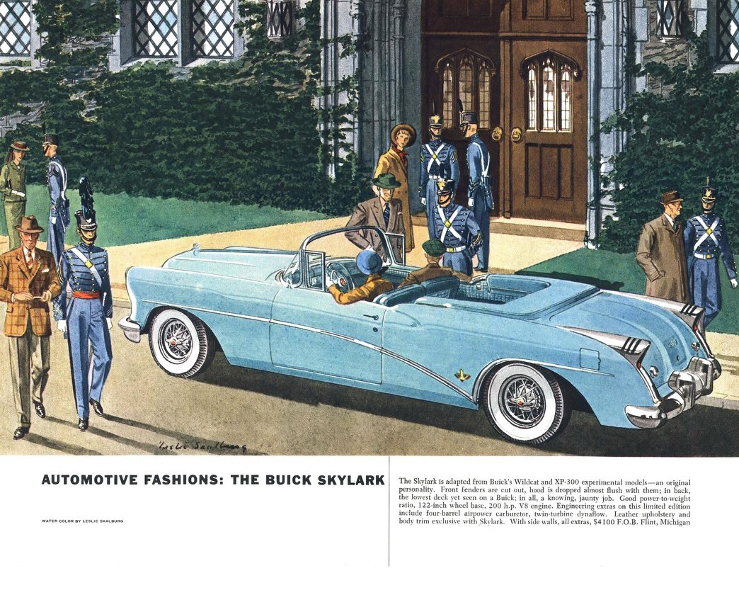 Buick Skylark - Illustrated By Leslie Saalburg