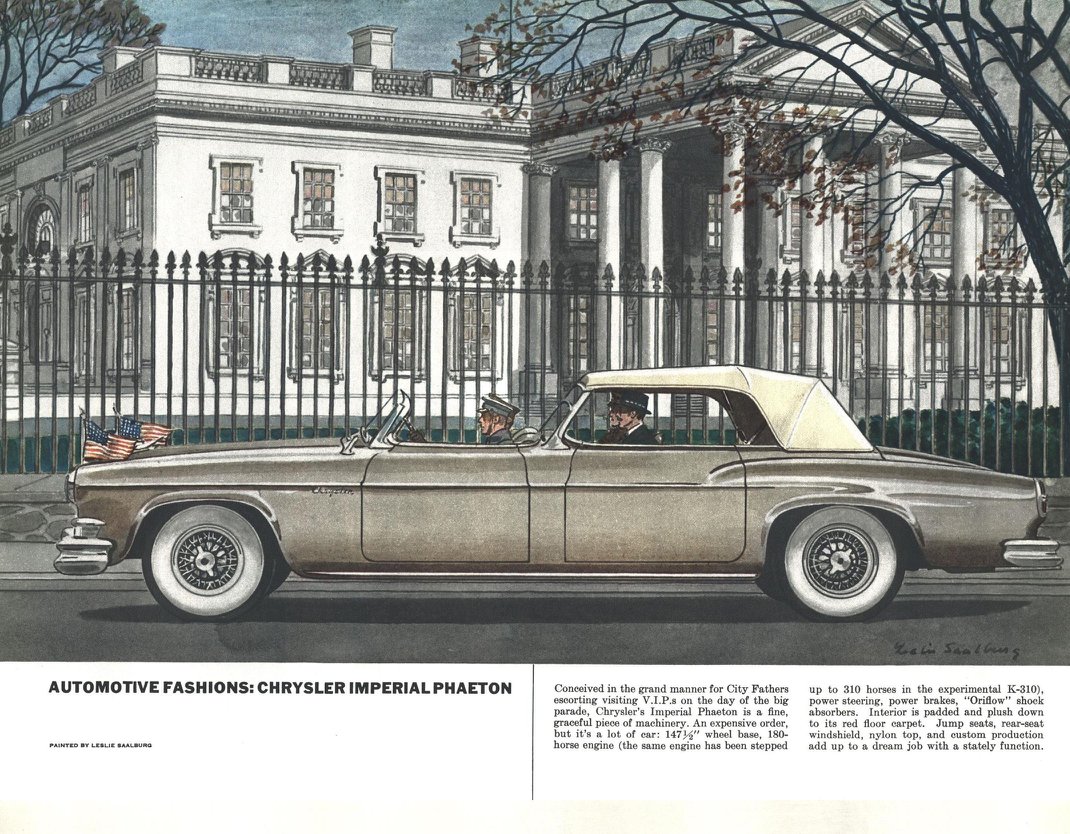 Chrysler Imperial Phaeton - Illustrated By Leslie Saalburg