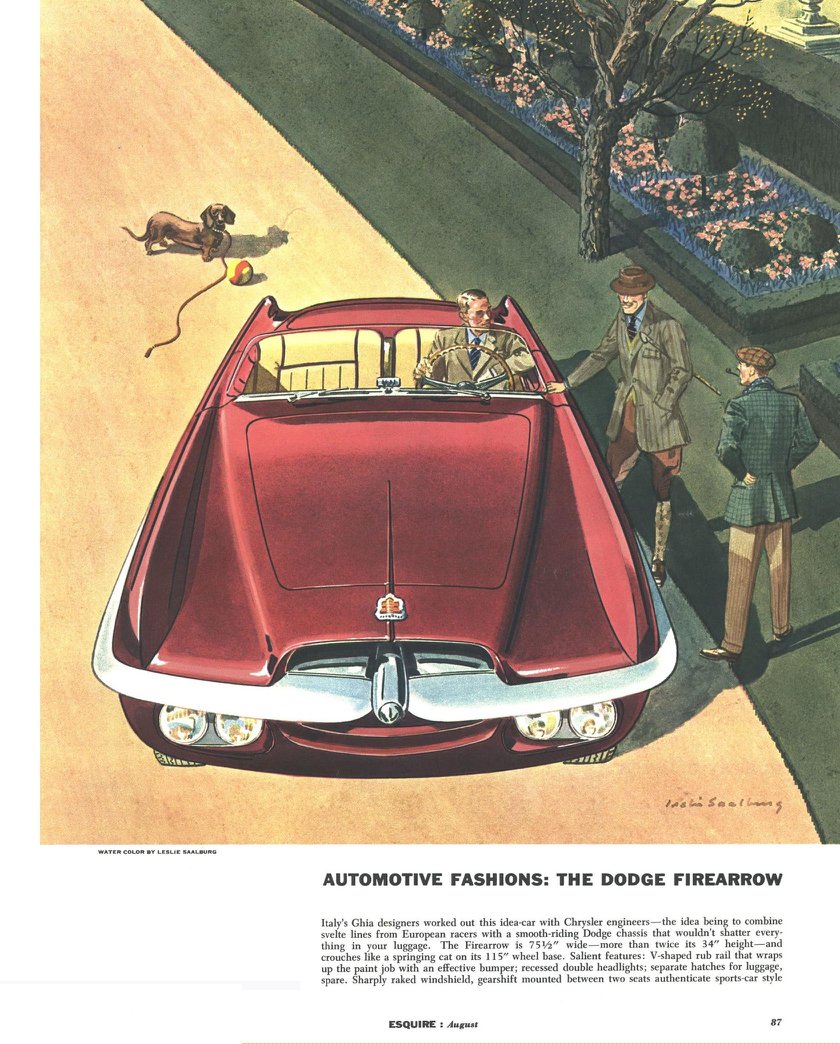 Dodge Firearrow - Illustrated By Leslie Saalburg