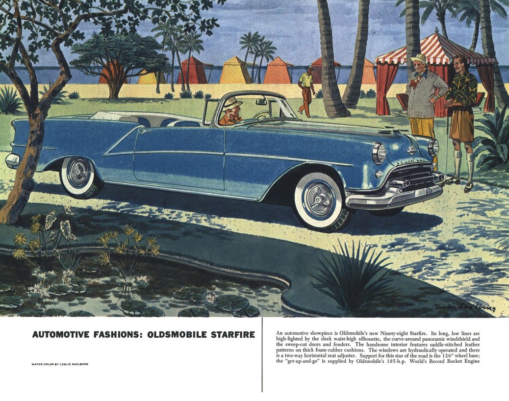 Oldsmobile Starfire - Illustrated By Leslie Saalburg