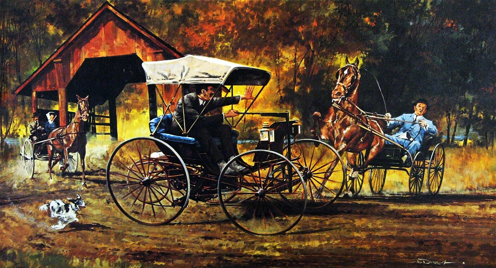 1893. Duryea Bros Motor Wagon by James B. Deneen