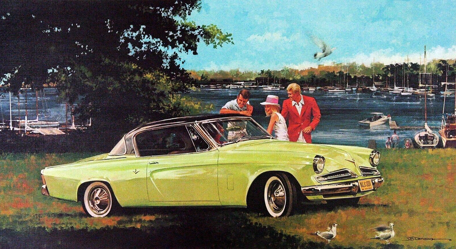 1953. Studebaker Starliner Hardtop Convertible by James-B-Deneen