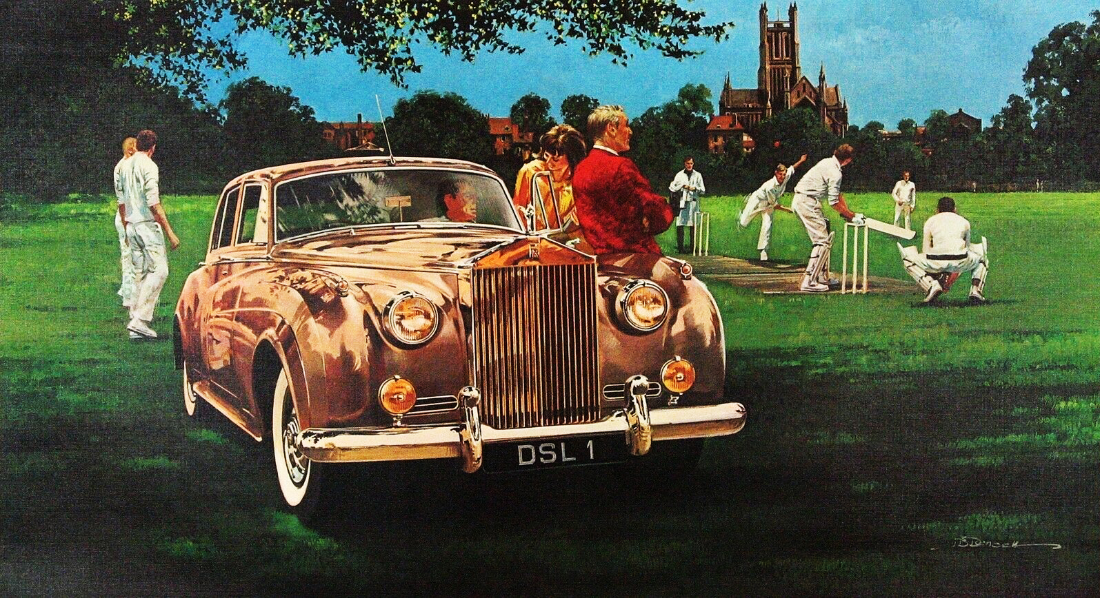 1962. Rolls-Royce Silver Cloud II. Illustrated by James B. Deneen