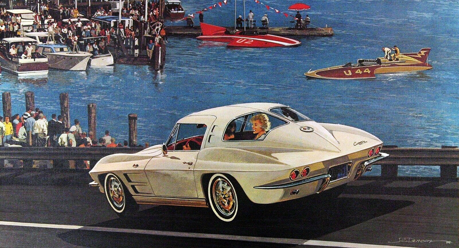 1963. Corvette Sting Ray. Illustrated by James B. Deneen