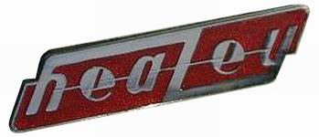 1946-1950. Healey Westland Roadster (hood side emblem)