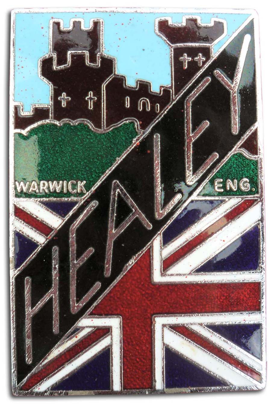 1949-1950. Healey Silverstone (grille emblem)