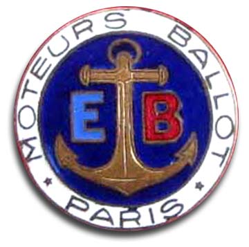 1923. Moteurs Ballot (1923 grill emblem)